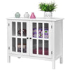 Storage Cabinet Cupboard Buffet Sideboard With Glass Door