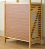 Bamboo Laundry Hamper Tilt Out Clothes Basket Shelf Organizer
