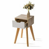 Wood Bedside Table Side Tables with Drawers