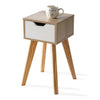 Wood Bedside Table Side Tables with Drawers