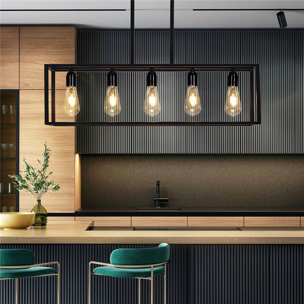 Industrial Kitchen Island Pendant Light Dining Room