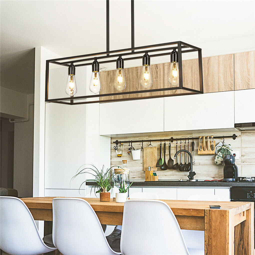 Industrial Kitchen Island Pendant Light Dining Room