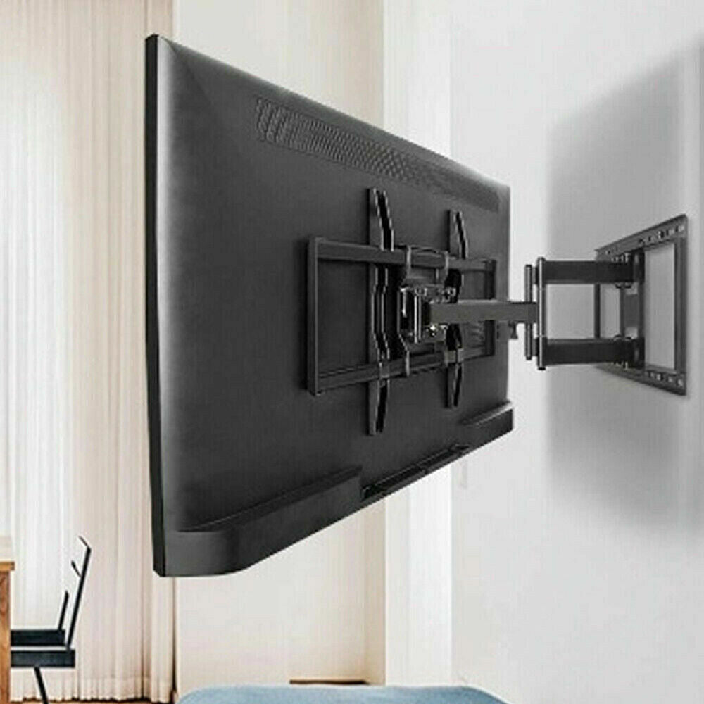 32-85" Swivel TV Wall Mount Dual Cantilever Extension Arms 80KG