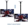 Ceiling TV Wall Mount Adjustable Roof Bracket Tilt 25-65