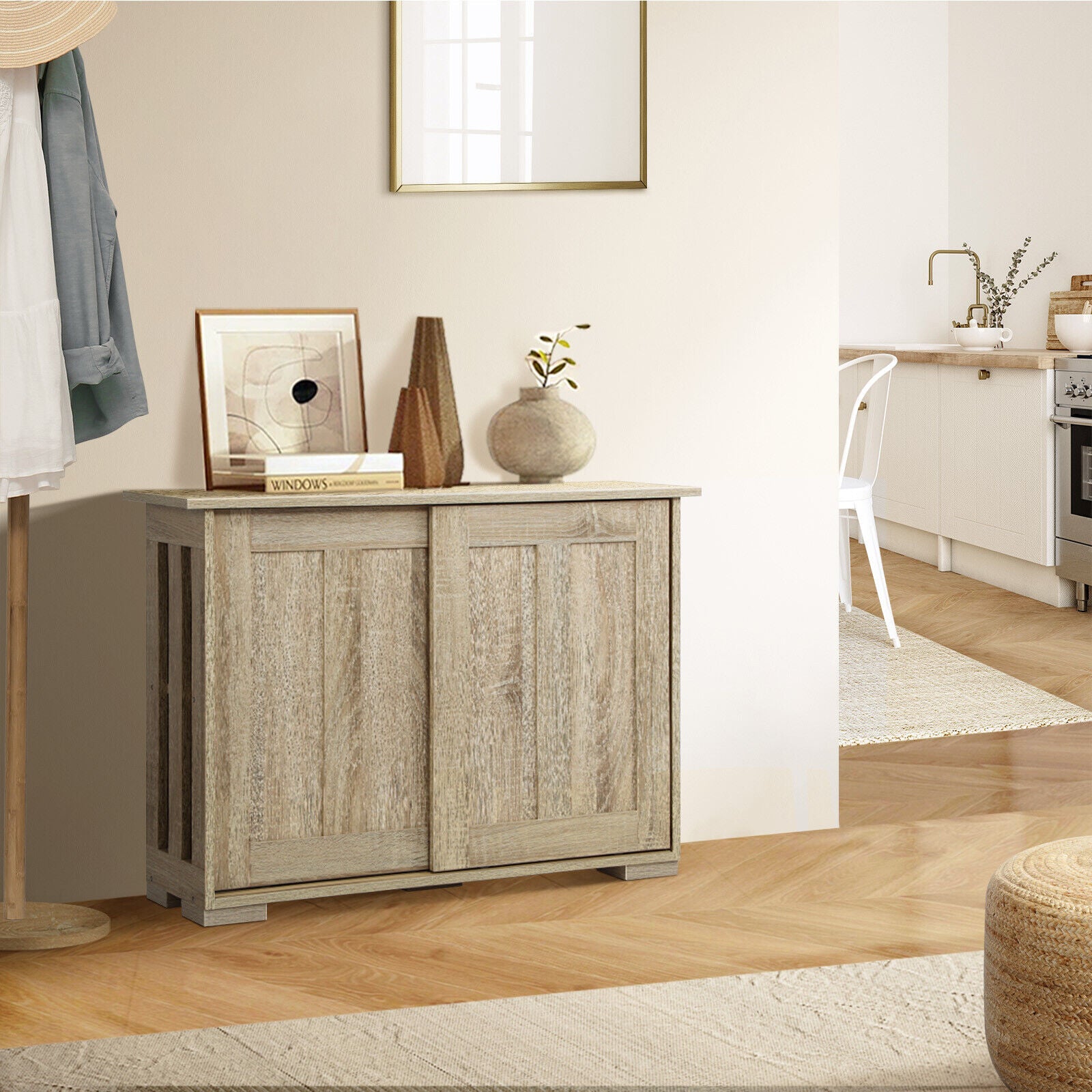 Sideboard Cabinet Doors Storage Cupboard Hallway Table