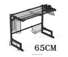 Dish Drying Rack Over Sink Stainless Steel Dish Drainer Organizer 2 Tier 65cm 85cm