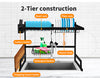 Dish Drying Rack Over Sink Stainless Steel Dish Drainer Organizer 2 Tier 65cm 85cm