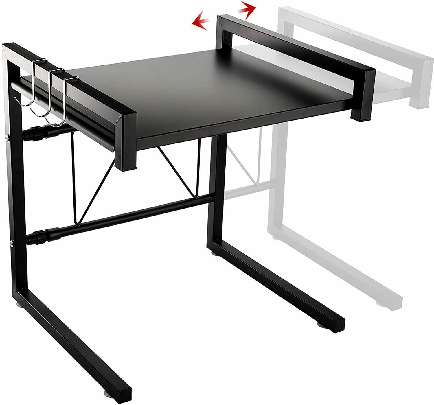 Expandable Microwave Oven Rack Stand Organizer