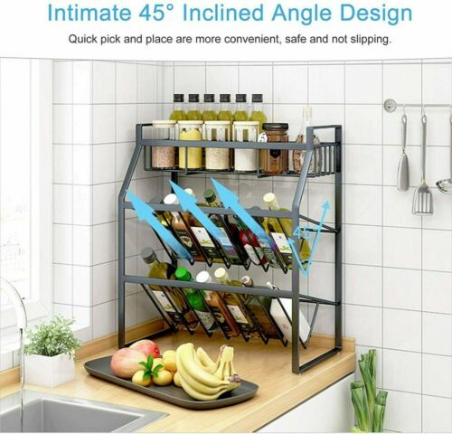 Seasoning Spice Bottle Rack Shelf Storage Stand