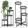 Vintage Corner Metal Plant Stand Round Flower Rack