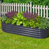 Galvanised Raised Steel Garden Bed Planter 160X80X42CM