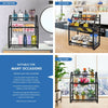 Seasoning Spice Bottle Rack Shelf Storage Stand Kitchen Cabinet Organizer Holder