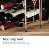 8 Bottle and 8 Goblet Wine Rack Holder Storage Organiser Display Shelf Bar 2 Tiers