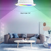 4PCS 10W Smart RGB CCT Bluetooth LED