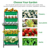 Rolling Vertical Raised Garden Bed Grow Herbs Vegetables Planter