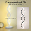 3-Way Dimmable Bedside Lamp Spiral LED Table Lamp