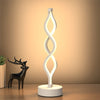 3-Way Dimmable Bedside Lamp Spiral LED Table Lamp