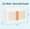32L Stackable Foldable Storage Container Organizer