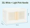 32L Stackable Foldable Storage Container Organizer
