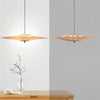 2PCS Antique Wood Flower Pendant Chandelier Hanging Light