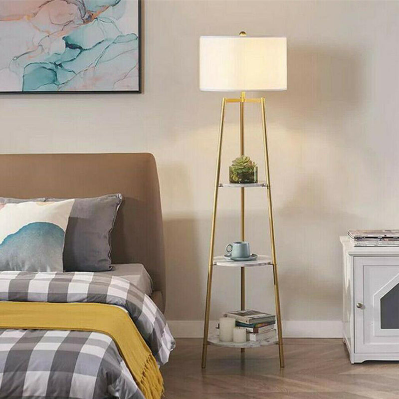 Plexiglass LED Floor Lamp Light Storage