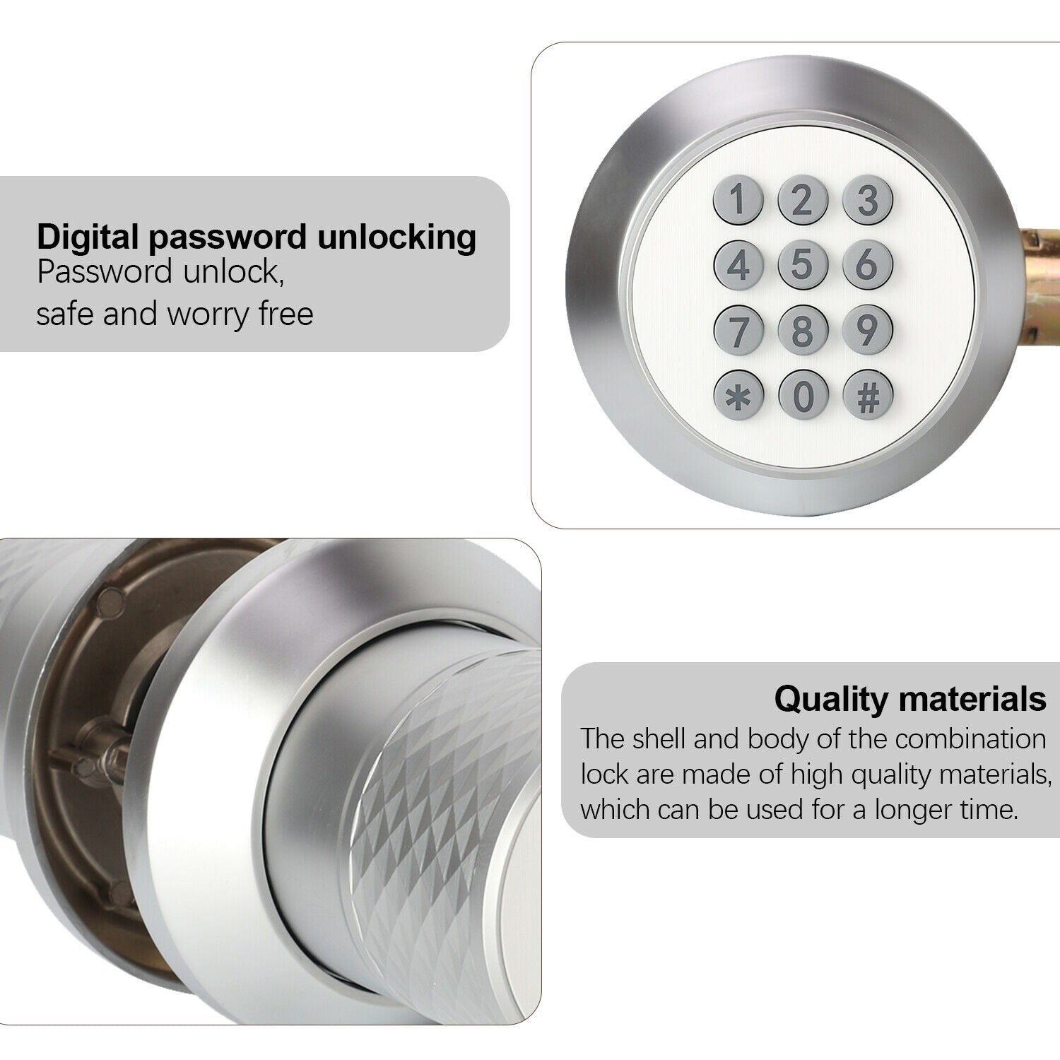 Security Electronic Password Smart Door Lock