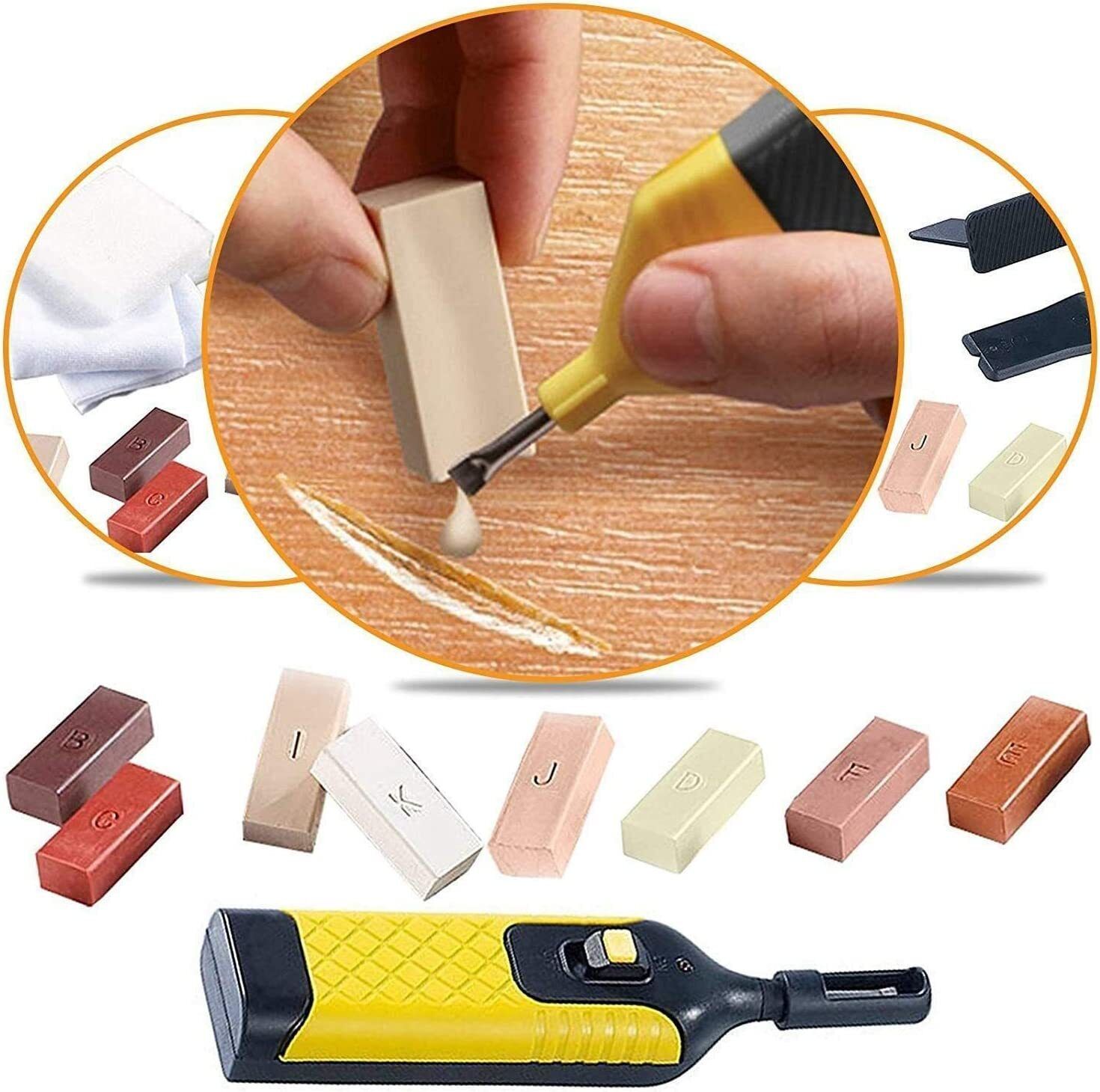 Laminate Floor Repair Kit Furniture Scratch Fix Wax System
