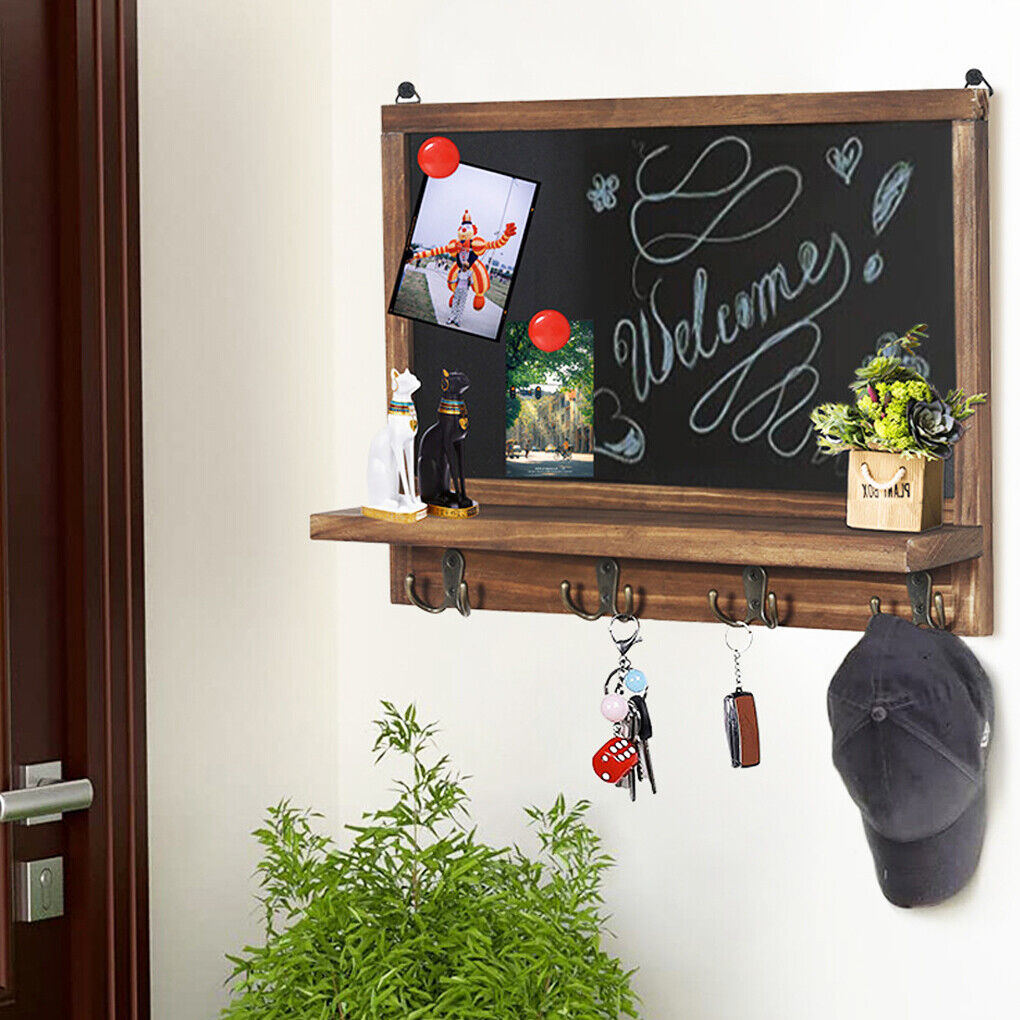 Wall Mounted Rustic Wood Chalkboard Sign