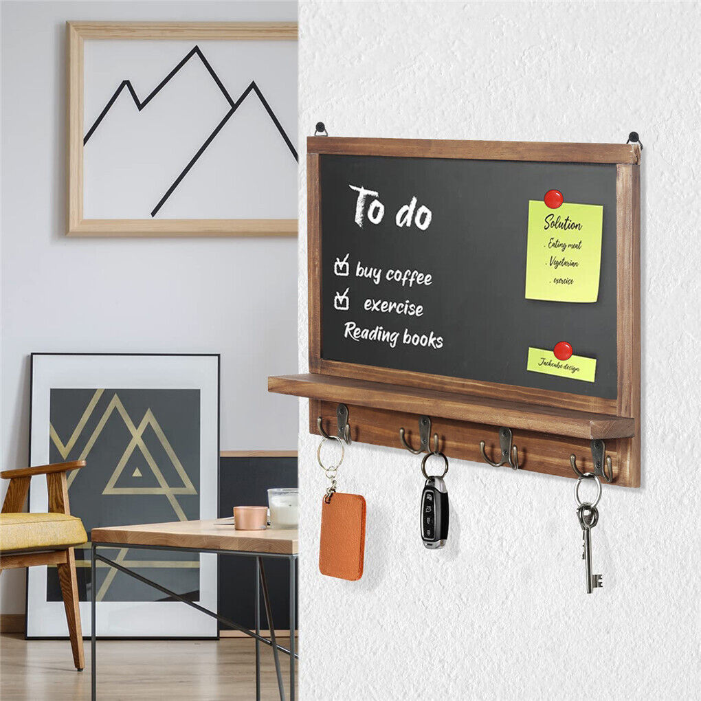 Wall Mounted Rustic Wood Chalkboard Sign
