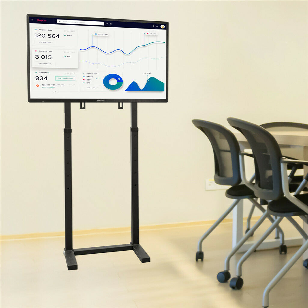 32-100 inch Height Adjustable TV Floor Stand