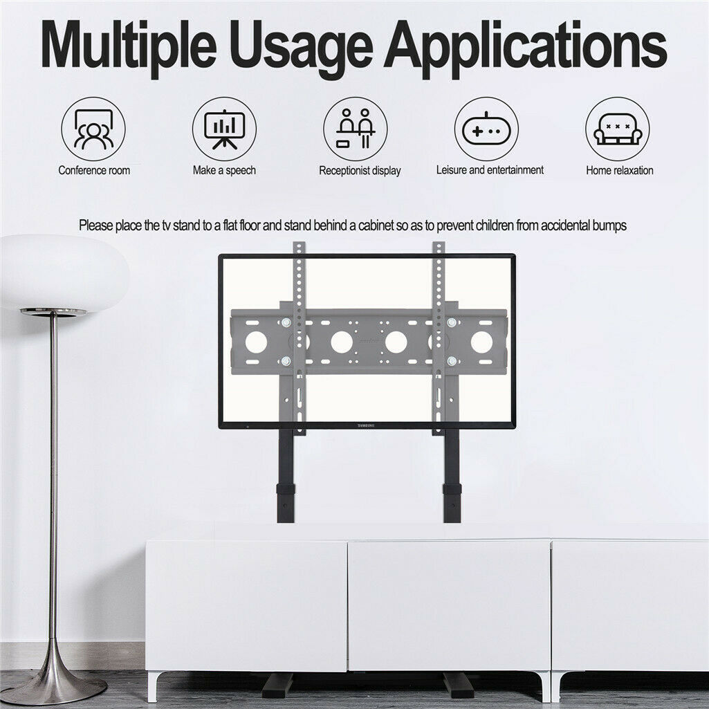 32-100 inch Height Adjustable TV Floor Stand
