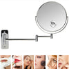 Extendable Wall-Mounted Bathroom Makeup Mirror 10X Magnifier