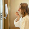 Extendable Wall-Mounted Bathroom Makeup Mirror 10X Magnifier