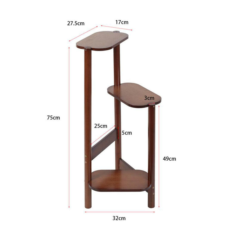 3 Tier Bamboo Plant Stand - Brown