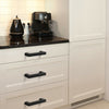 10pcs Square Cabinet Handles Kitchen Drawer Pulls Cupboard Knobs Black