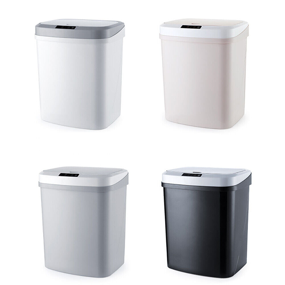 16L Smart Trash Bin Automatic Motion Sensor Rubbish Waste Bin